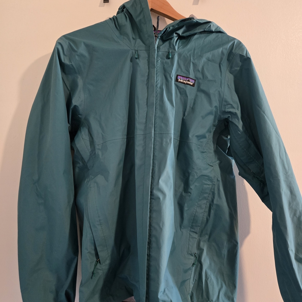 Patagonia Teal Hooded Jacket